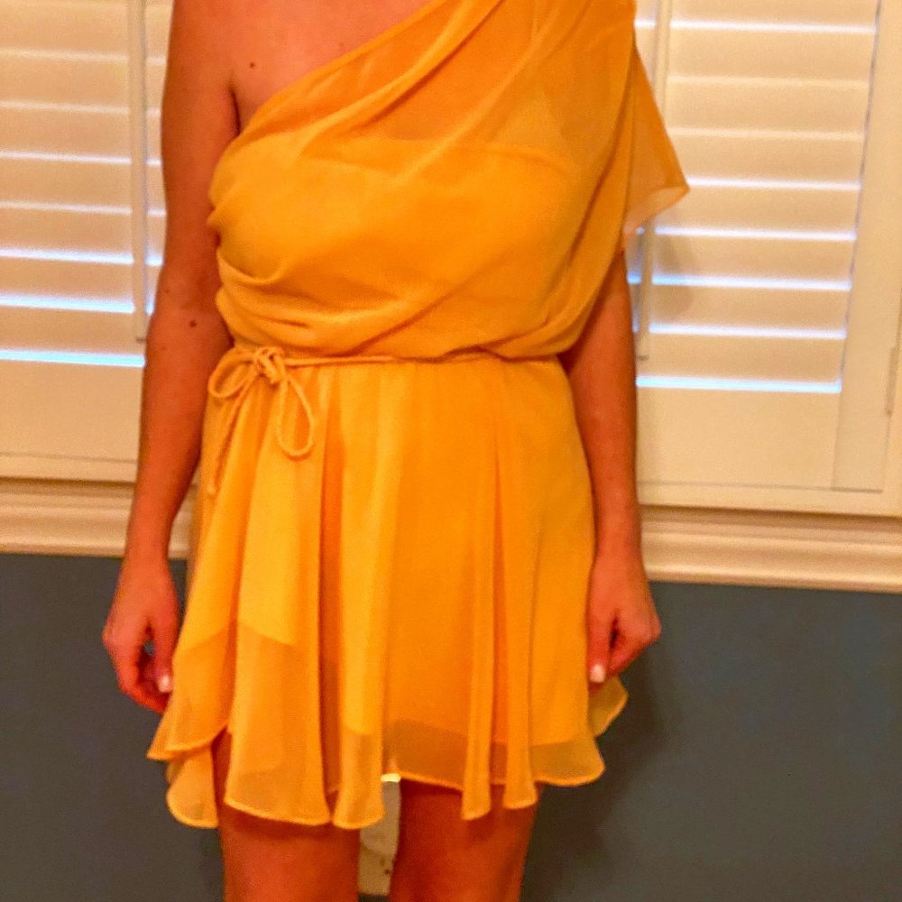 Cotoure Yellow Cocktail Dress